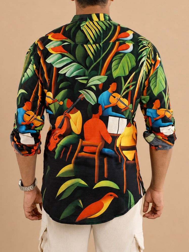 Orchestra in a jungle