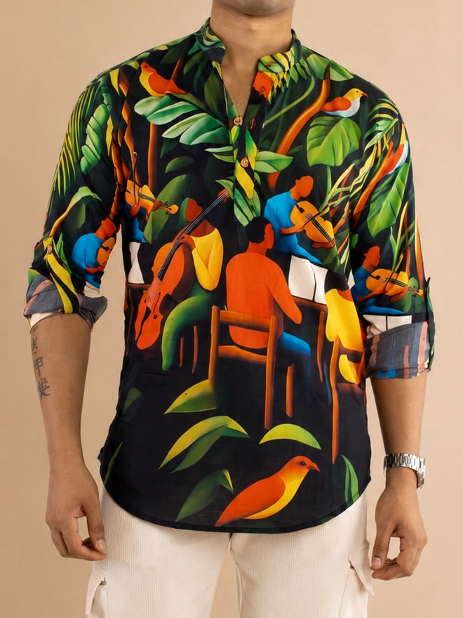 Orchestra in a jungle
