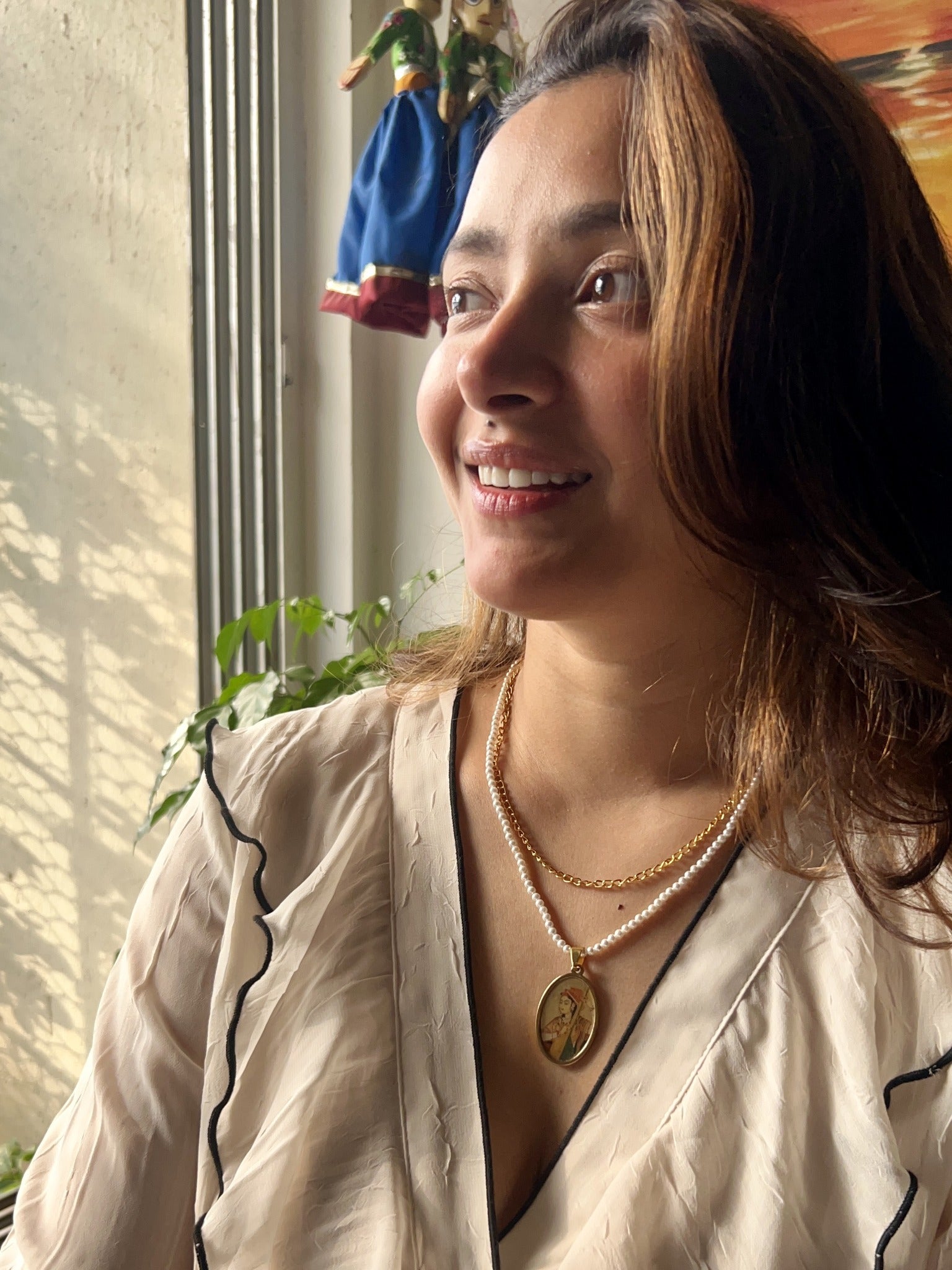Lady Playing Tanpura